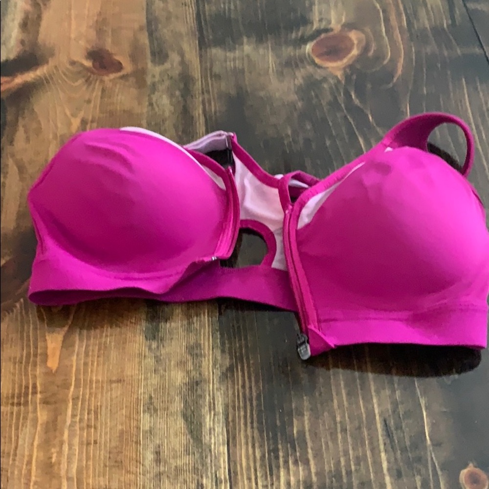 Sports bra, front zip - Picture 3 of 3